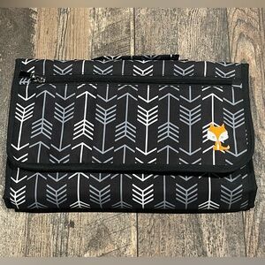 Carters Black Arrow Fox Baby Mini Diaper Mat & Bag On‎ The Go Padded Headrest.